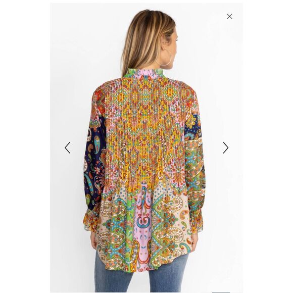 Johnny Was BRAEMAR KITA TUNIC Small - Picture 5 of 10